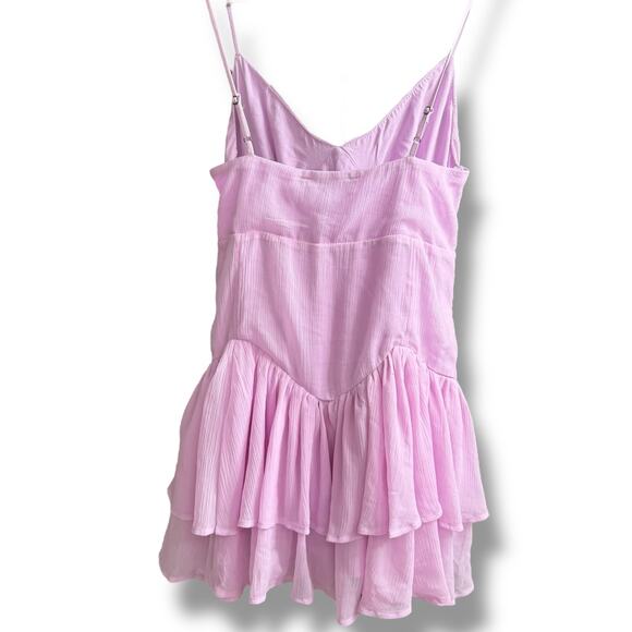 Abercrombie & Fitch Women's Pink Dress sz MP - Picture 2 of 8